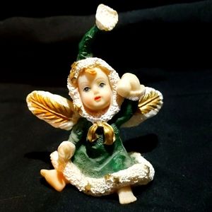 Vintage Christmas fairy baby